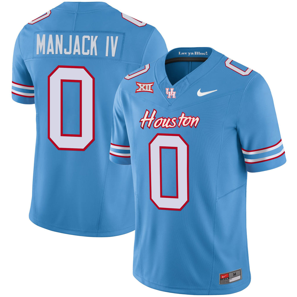 Men's Houston Cougars 2023 Oilers Inspired Vapor Jersey - All Stitched