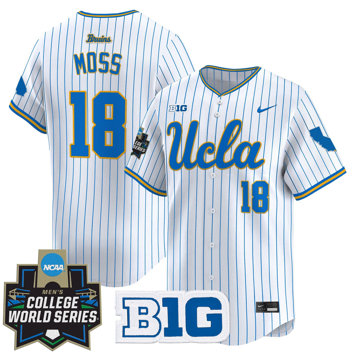 Youth's UCLA Bruins 2025 World Series Vapor Premier Limited Jersey - All Stitched