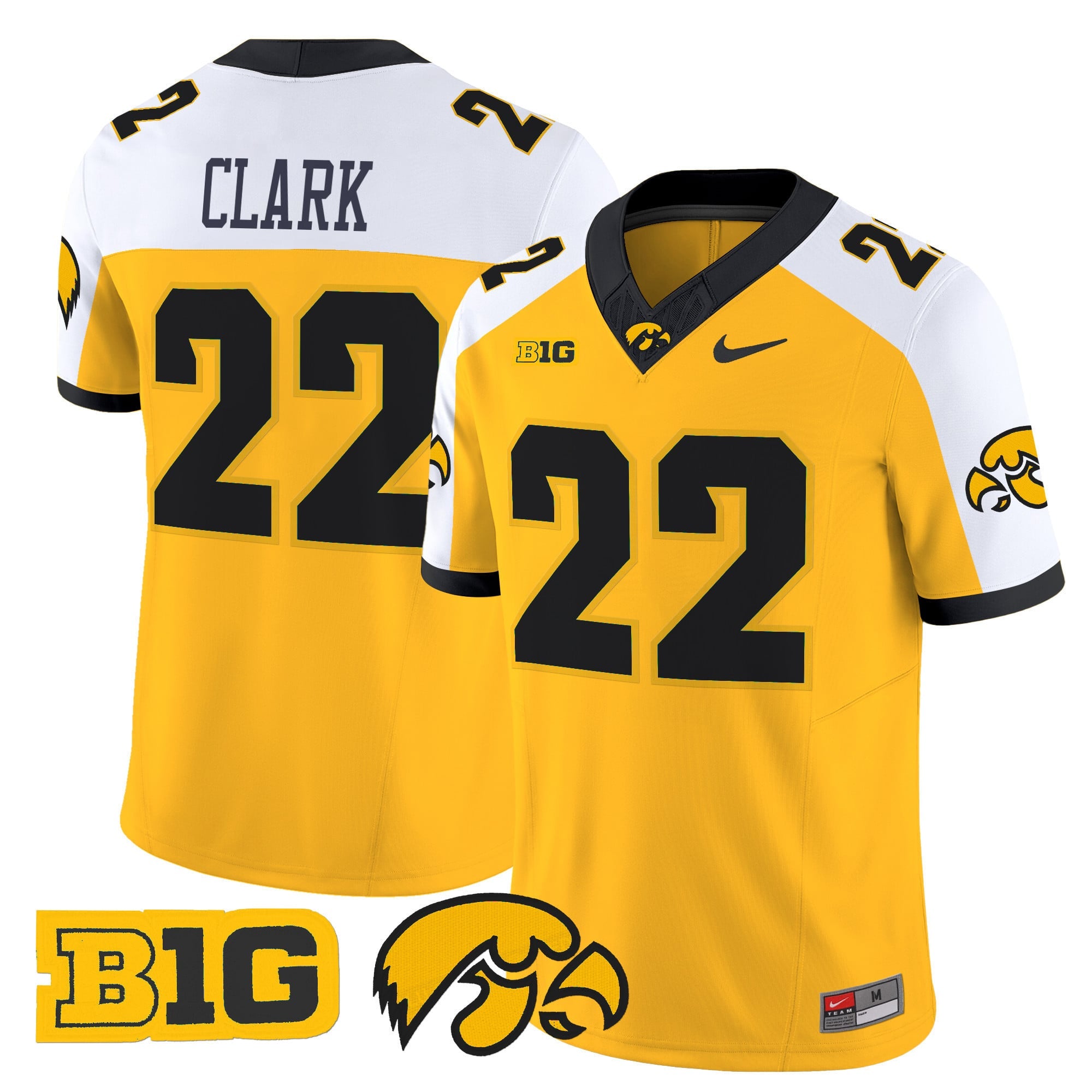 Men's Iowa Hawkeyes 2024 Vapor Limited Jersey - All Stitched