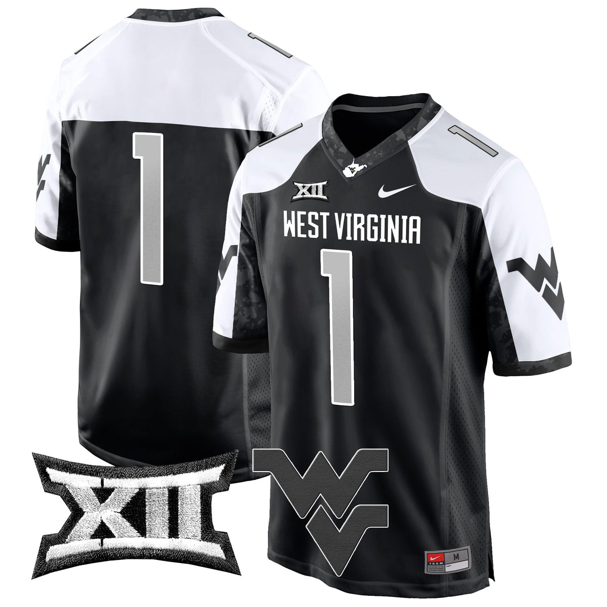 Men's West Virginia Mountaineers 2024 Game Jersey - All Stitched