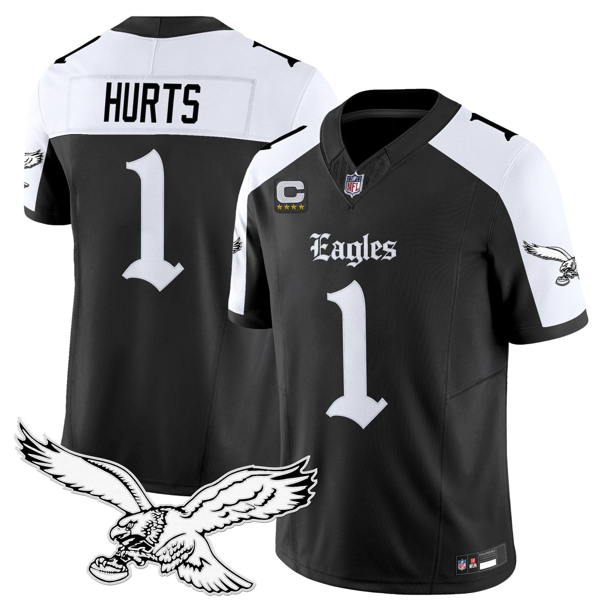 Philadelphia Eagles 'Gothic Philly Edition' Vapor Limited Jersey - All Stitched